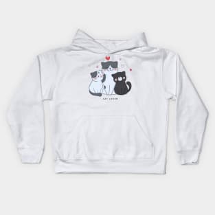 Cat Lover Kids Hoodie